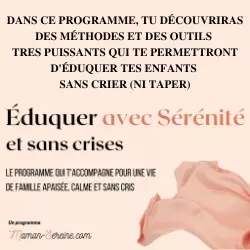 éducation des enfants dans le calme