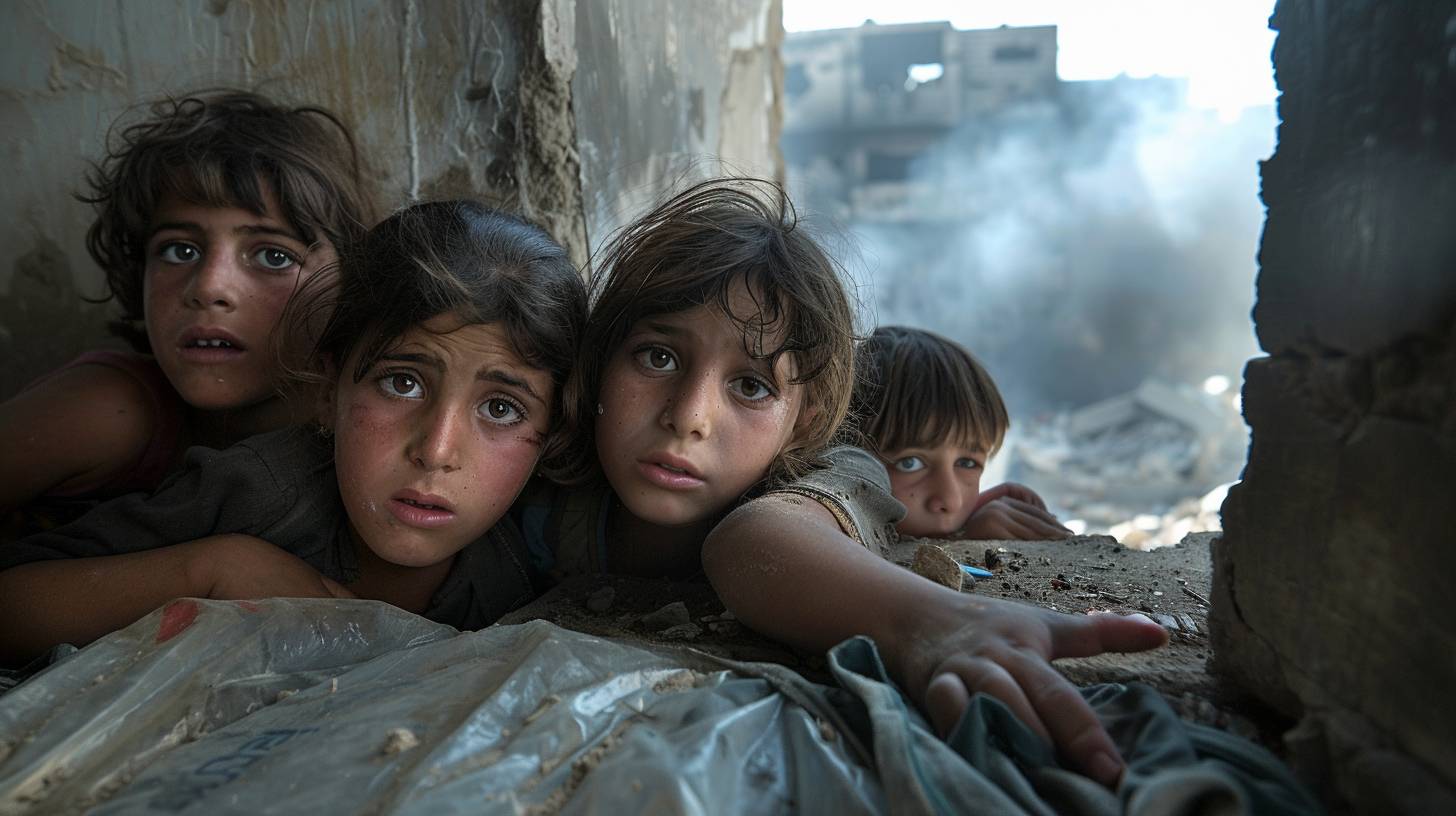 Lire la suite à propos de l’article Face à la guerre Israël-Hamas : la vie des enfants de Gaza marquée par la peur et l&rsquo;incertitude