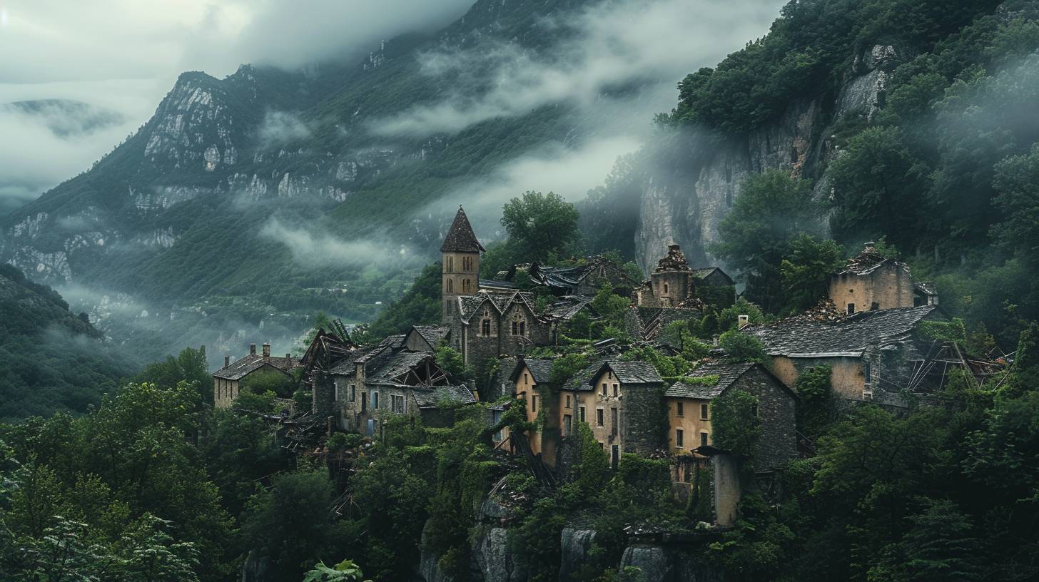 Lire la suite à propos de l’article Un hameau dans les Alpes françaises subit une destruction ravageuse : la nature reprend ses droits