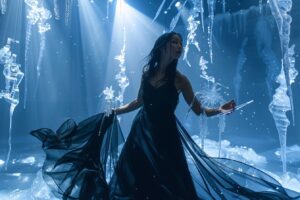 Lire la suite à propos de l’article Dans « Les Vagues », Elise Vigneron et ses marionnettes de glace font danser les fantômes de Virginia Woolf