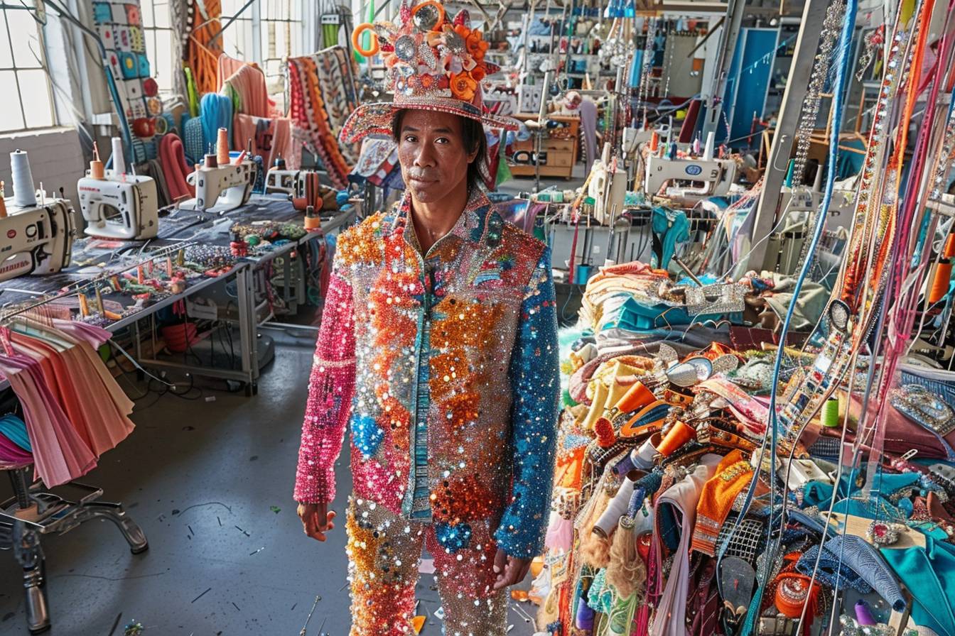 You are currently viewing Kevin Germanier : quand la mode de luxe rencontre l&rsquo;upcycling brillant et coloré