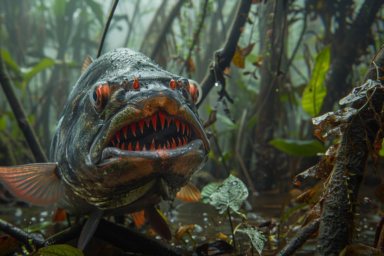 Lire la suite à propos de l’article Plongez dans l&rsquo;obscurité de l&rsquo;Amazonie : un nouveau piranha nommé d&rsquo;après l&rsquo;œil de Sauron vous surprendra
