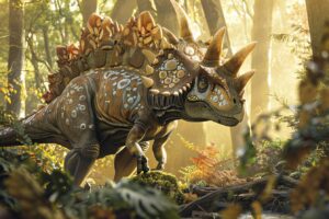 Lire la suite à propos de l’article Rencontre avec le Lokiceratops rangiformis : une espèce de dinosaure à cornes récemment découverte qui fascine les scientifiques