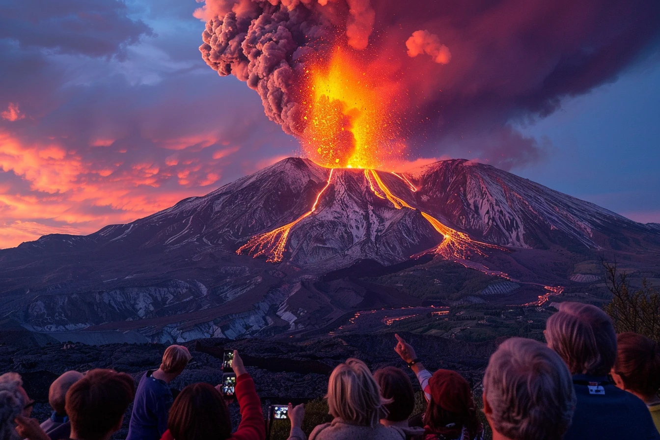 Lire la suite à propos de l’article L’éruption de l’Etna : un spectacle fascinant et terrifiant, perturbations à l’aéroport de Catane