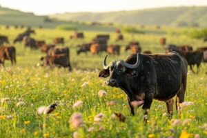Lire la suite à propos de l’article En Gironde, buffles, vaches et bousiers ont été réintroduits pour entretenir naturellement un écosystème