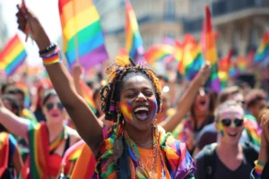 Lire la suite à propos de l’article À Paris, des milliers de manifestants bravent la transphobie lors de la Marche des fiertés : une lutte incessante pour l&rsquo;égalité